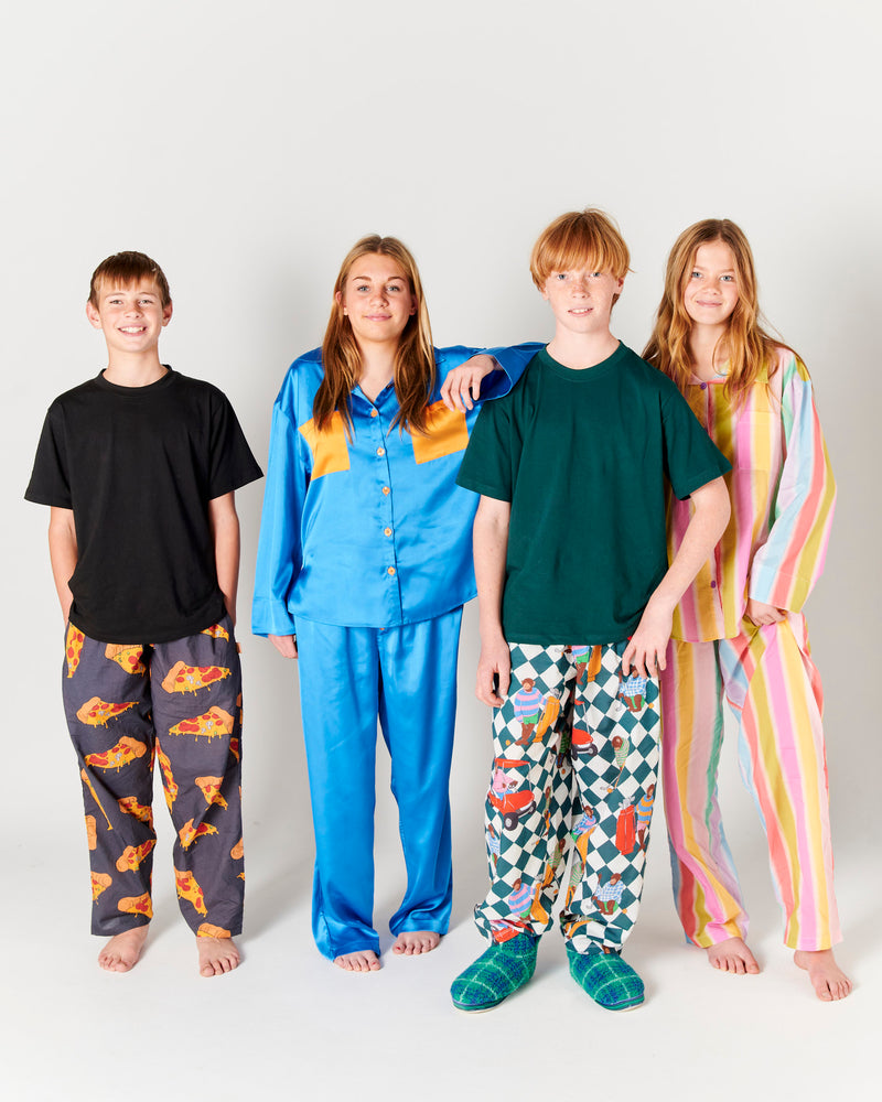Colour Chameleon Teen Organic Cotton Long Sleeve Shirt & Pant Pyjama Set