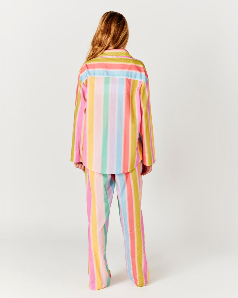 Colour Chameleon Teen Organic Cotton Long Sleeve Shirt & Pant Pyjama Set