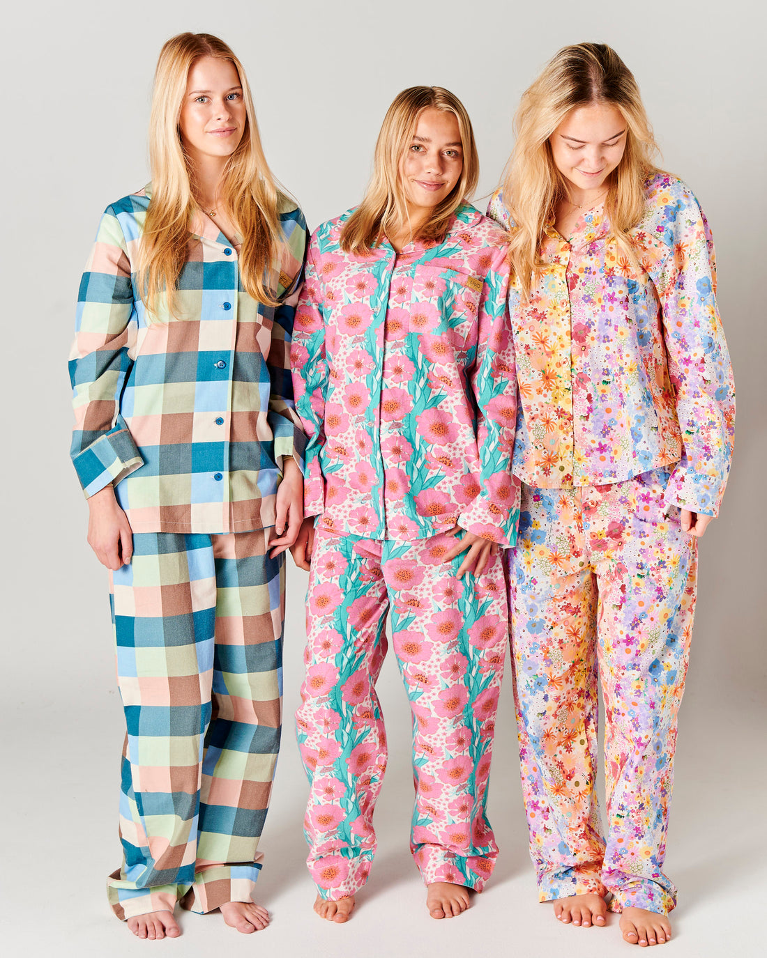 Posie Lane Teen Organic Cotton Long Sleeve Shirt & Pant Pyjama Set