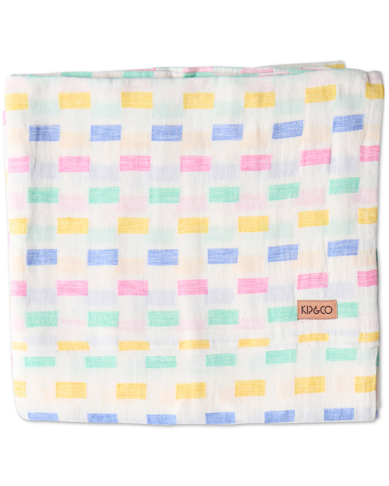 Tic Tak Linen Flat Sheet