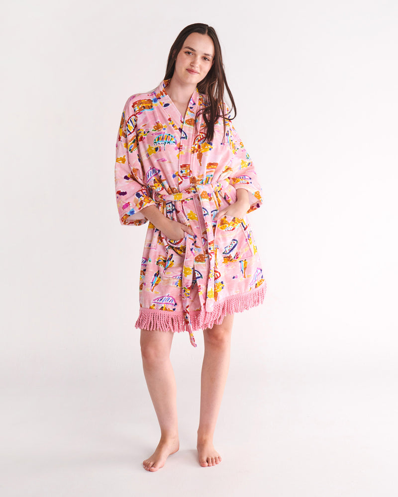 Kip&Co x Ken Done Beach Days Terry Mini Robe