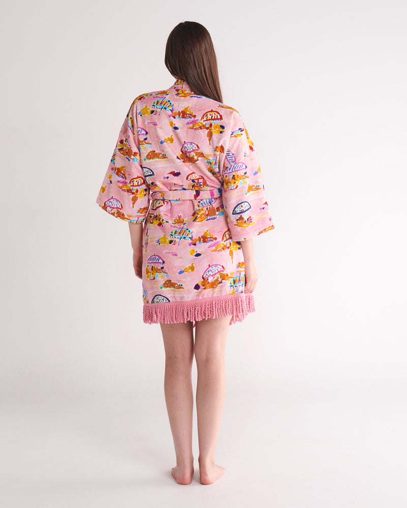 Kip&Co x Ken Done Beach Days Terry Mini Robe
