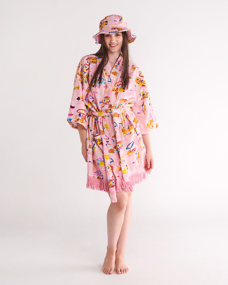 Kip&Co x Ken Done Beach Days Terry Mini Robe