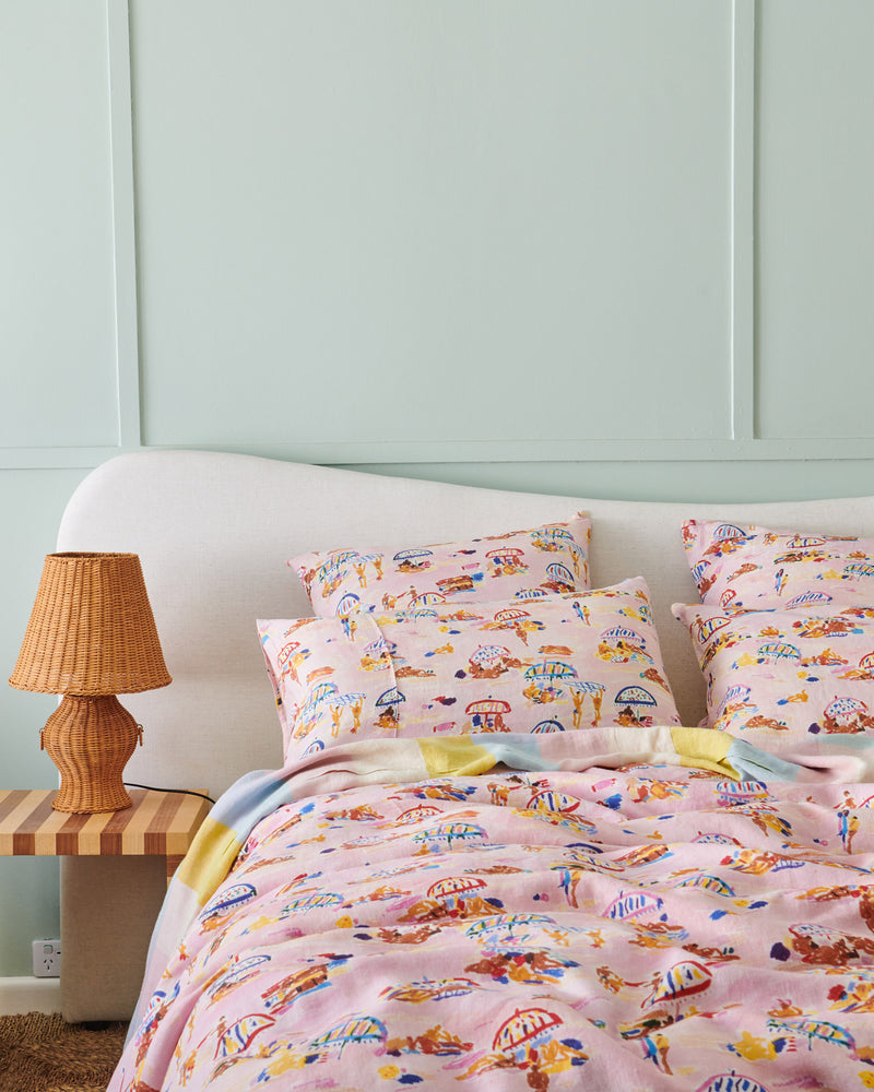 Kip&Co x Ken Done Beach Days Linen Pillowcases