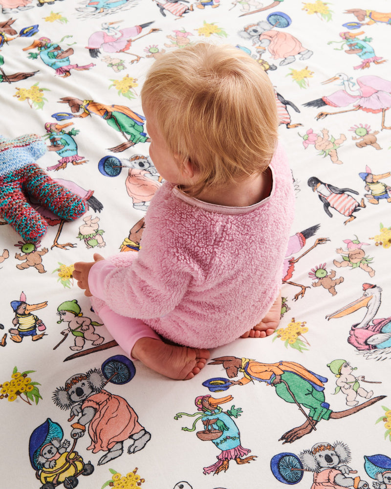 Kip&Co x May Gibbs Out and About Flannelette Quilt Cover