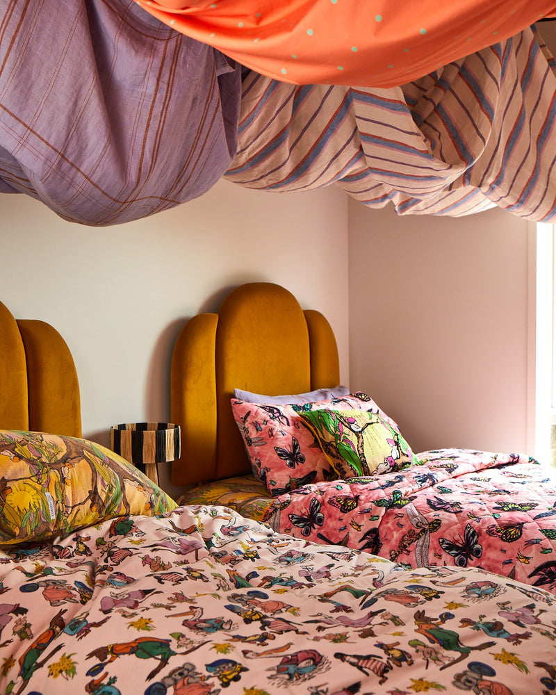 Kip&Co x May Gibbs Out and About Flannelette Quilt Cover