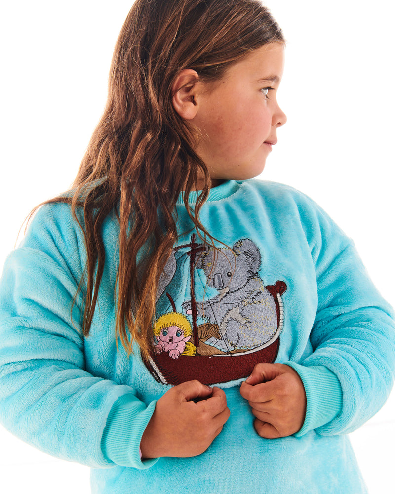 Kip&Co x May Gibbs Koala Cutie Oversized Bedtime Sweater