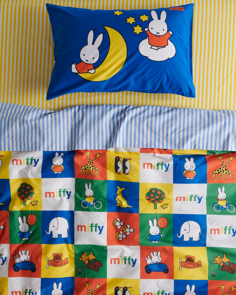 Kip&Co x Miffy Goodnight Organic Cotton Pillowcase