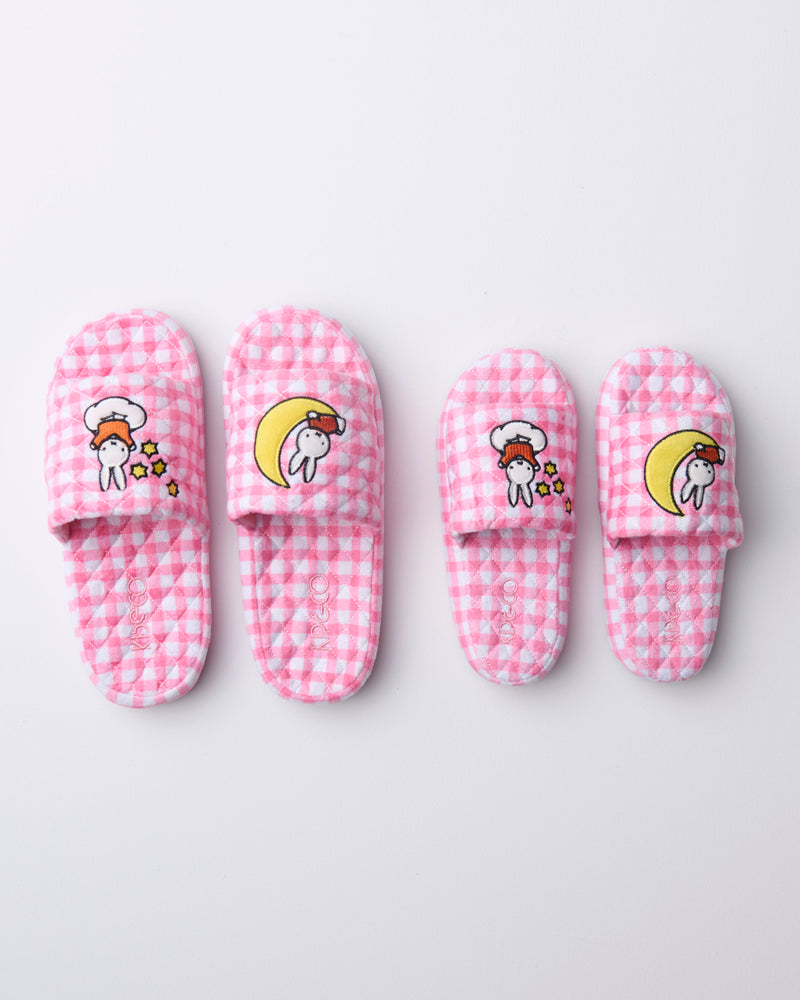 Kip&Co x Miffy Quilted Velvet Adult Slippers