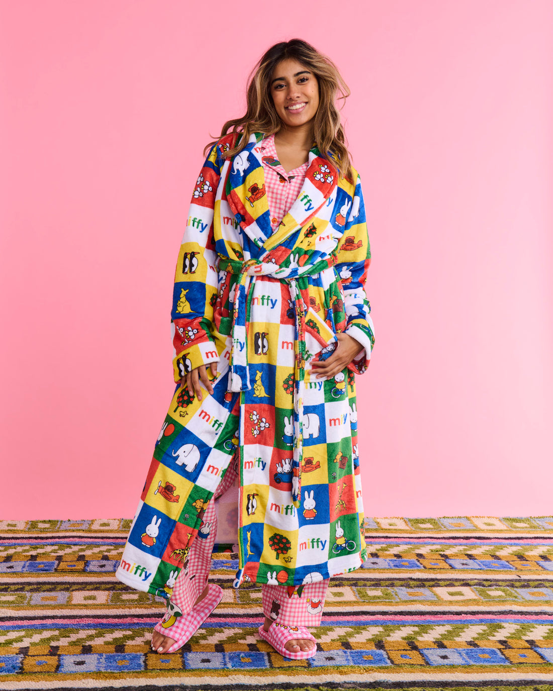 Kip&Co x Miffy Miffy's Adventures Kuddle Adult Robe