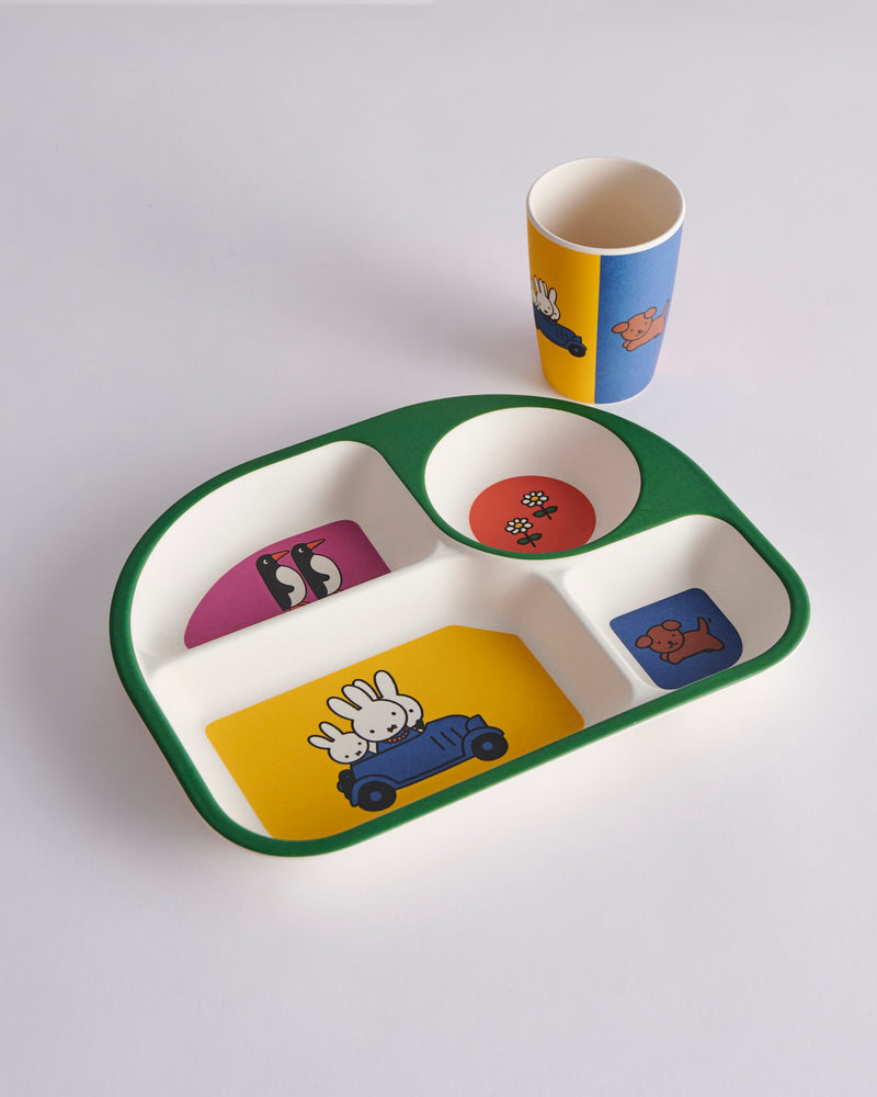 Kip&Co x Miffy Miffy's Adventures Bento Tray & Cup Set