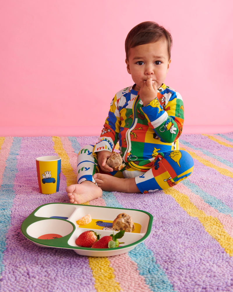 Kip&Co x Miffy Miffy's Adventures Bento Tray & Cup Set