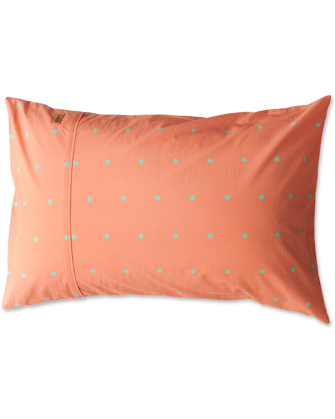 Polkadot Peachy Organic Cotton Pillowcases