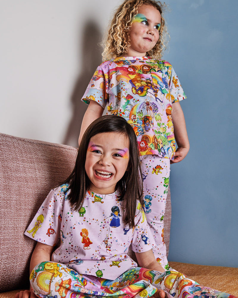 Kip&Co x Rainbow Brite Star Shower Organic Cotton T-Shirt