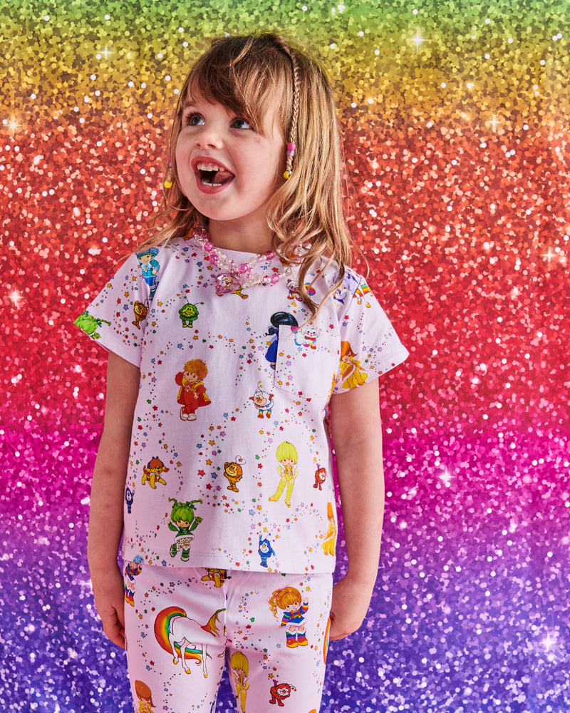 Kip&Co x Rainbow Brite Star Shower Organic Cotton T-Shirt