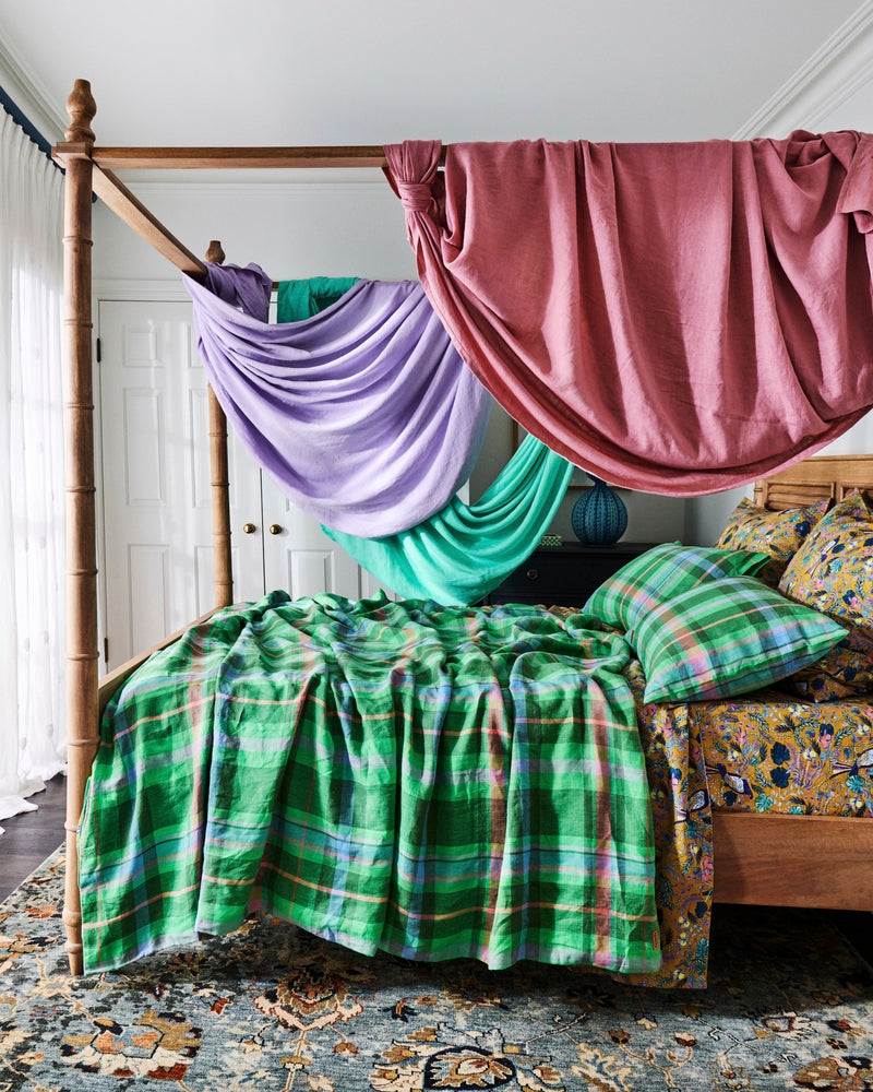 Birds Of Paradise Organic Cotton Flat Sheet