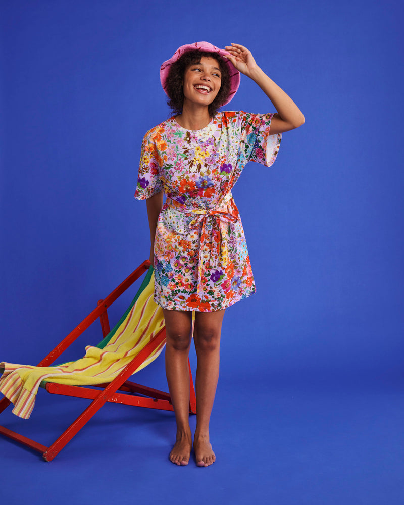 Forever Floral Lilac Adult Organic Cotton Everyday Dress