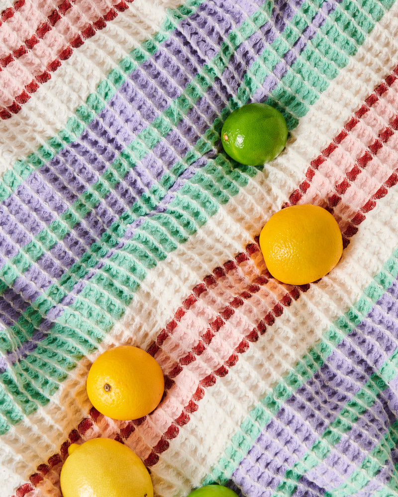 Island Delight Waffle Bath Towel