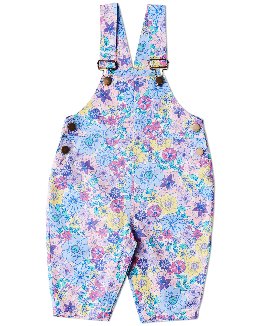 Bunch Of Fun Baby Cotton Drill Overalls