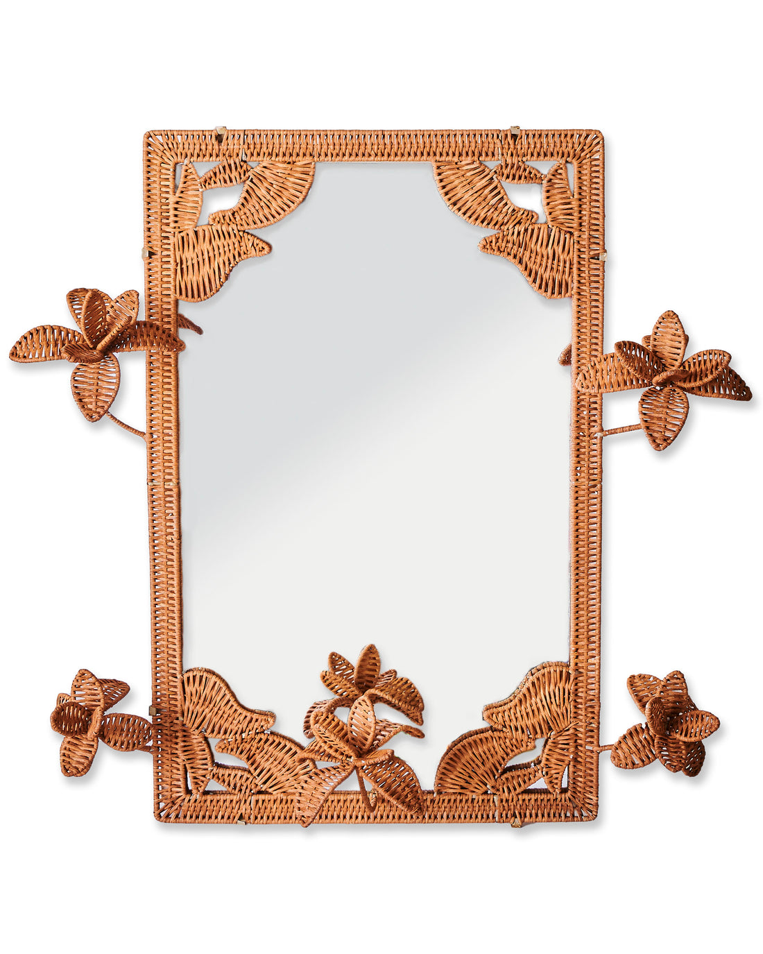 Flora Rattan Mirror