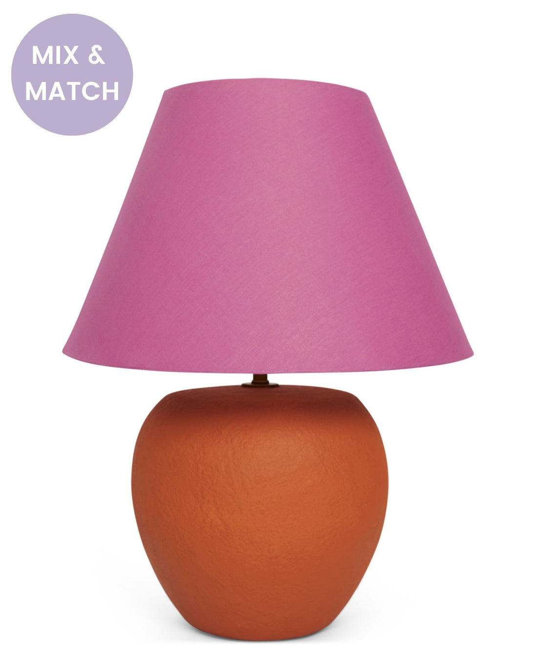 Sophie Lamp Base Burnt Pumpkin